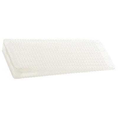Winco Essentials Pack Winco TW-75W Translucent Plastic Table Stabilizers Wedge Pack of 75 | Denson CFE