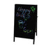 Winco Essentials Set Winco MBAF-4 Mahogany A-Frame Dual-Sided Marker Board 45 x 25.25 | Denson CFE