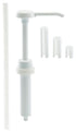 Winco Essentials Set Winco PKT-1 Pump Dispenser with Three Capacity Restrictors for One Gallon Jug 17 Inches Overall Length 1.5 Inches Diameter Cap | Denson CFE