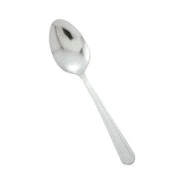 Winco Flatware Dozen Winco 0001-03 7" Dominion Flatware Stainless Steel Dinner Spoon | Denson CFE