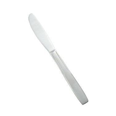 Winco Flatware Dozen Winco 0008-08 Manhattan 8 1/8 Inch Flatware Stainless Steel Solid Handle Dinner Knife | Denson CFE