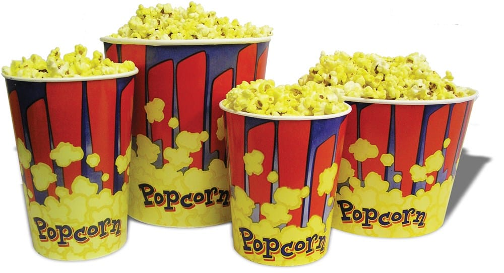 Winco Food and Beverage Pack Winco Benchmark 41432 Multicoloured 32 oz Popcorn Tub Pack of 50 | Denson CFE