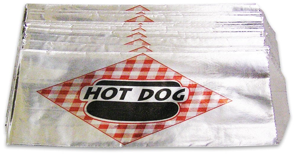 Winco Food & Beverage Case Winco Benchmark 68002 Hot Dog Foil Bags 1000 Count | Denson CFE