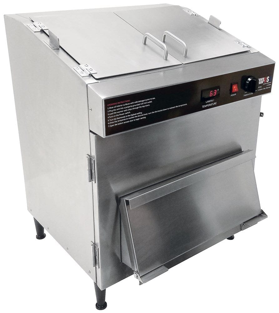 Winco Food & Beverage Set Winco Benchmark 51026 Stainless Steel Countertop Nacho Chip Warmer 26 Gallon Capacity | Denson CFE