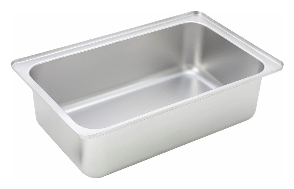 Winco Food Holding & Warming Each Winco C-WPF6 Full-Size Spillage Pan 6 Inch Deep Stainless Steel | Denson CFE