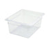 Winco Food Pans Each Winco SP7206 Poly-Ware 5 1/2" Deep 1/2 Size Clear Polycarbonate Food Pan