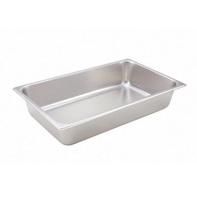 Winco Food Pans Each Winco SPF4 Full Size Stainless Steel Anti-Jam Steam Table Pan 4 Inch Deep | Denson CFE