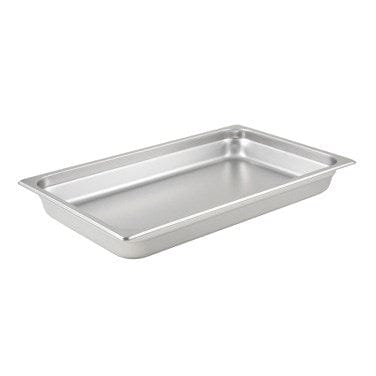 Winco Food Pans Each Winco SPJL-102 Full Size Anti-Jam Steam Pan 25 Gauge Stainless Steel | Denson CFE