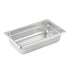 Winco Food Pans Each Winco SPJL-402 1/4 Size Standard Weight Anti-Jam Stainless Steel Steam Table / Hotel Pan - 2 1/2" Deep