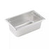 Winco Food Pans Each Winco SPJM-404 Quarter Size Anti-Jam Stainless Steel Steam Table Pan 4 Inch Deep | Denson CFE