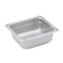 Winco Food Pans Each Winco SPJM-602 2 1/2" Sixth Size Solid Anti-Jam Steam Table Pan / Hotel Pan - 24 Gauge