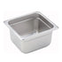 Winco Food Pans Each Winco SPJM604 Sixth Size Solid Anti Jam Steam Table Pan Stainless Steel 4 Inch Depth | Denson CFE