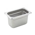 Winco Food Pans Each Winco SPJM904 Ninth Size Solid Anti Jam Steam Table Pan 24 Gauge Heavy Weight Stainless Steel | Denson CFE