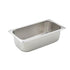 Winco Food Pans Each Winco SPT4 Straight-sided Steam Pan 1/3 Size 4 Inch 25 Gauge Stainless Steel | Denson CFE