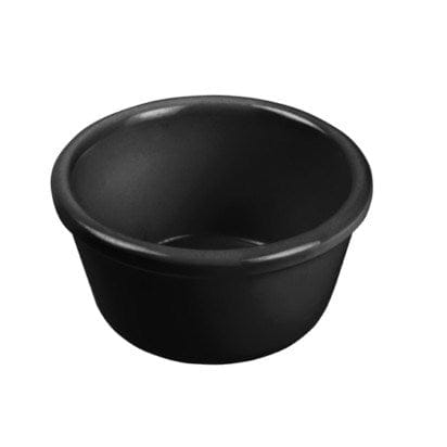 Winco Food Service Supplies Dozen / Black Winco RP-2K 2oz Plain Ramekins in Black | Denson CFE