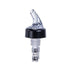 Winco Food Service Supplies Dozen / Clear Winco PPA-125 1-1/4 Ounce Measured Pourer with Clear Tail and Black Collar | Denson CFE