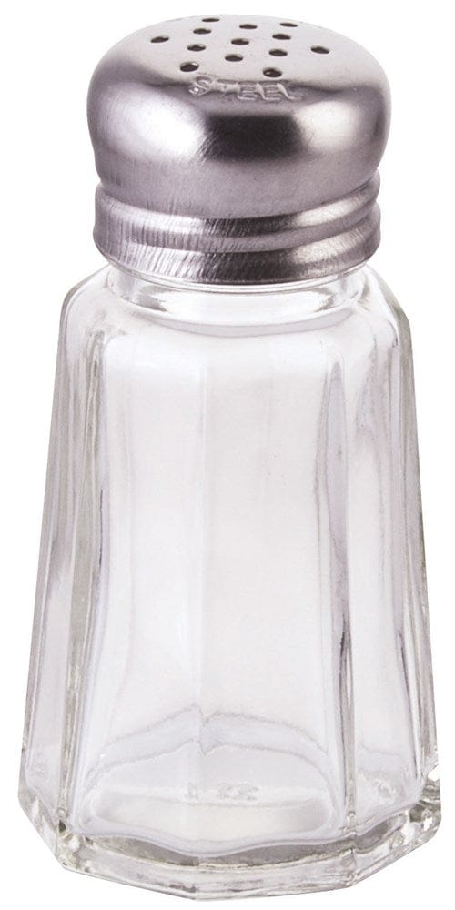 Winco Food Service Supplies Dozen Winco G-105 Glass Paneled Shaker 1 Ounce with Mushroom Top | Denson CFE