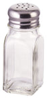 Winco Food Service Supplies Dozen Winco G-109 2 oz. Glass Square Shaker with Mushroom Top