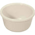 Winco Food Service Supplies Dozen Winco RFM-4B 4 Ounce Fluted Bone Melamine Ramekin for Sauces and Condiments | Denson CFE