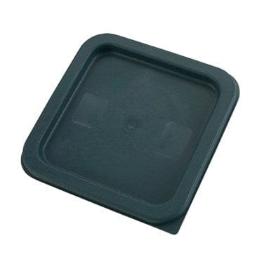 Winco Food Service Supplies Each / Green Winco PECC24 Square Storage Container Cover Green | Denson CFE