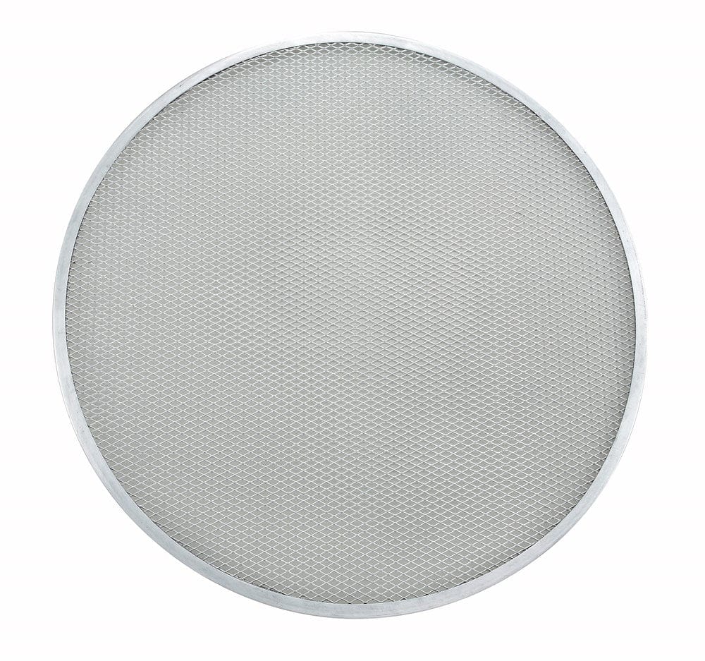 Winco Food Service Supplies Each Winco APZS-19 Seamless Aluminum Pizza Screen 19 Inch | Denson CFE