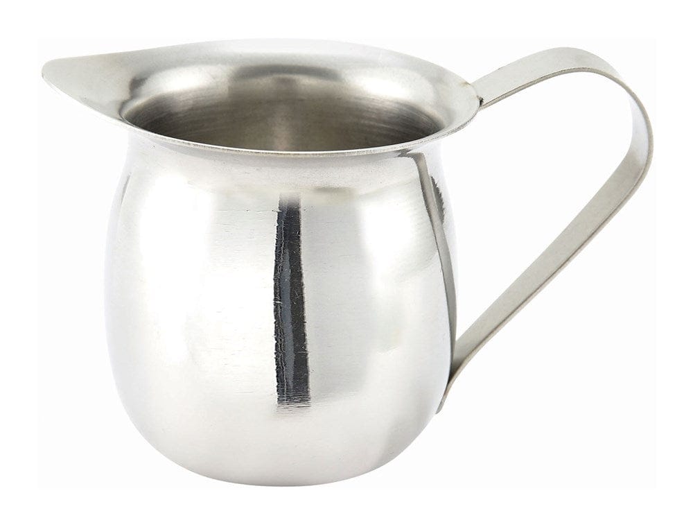 Winco Food Service Supplies Each Winco BCS-3 Stainless Steel 3 Ounce Bell Creamer with Handle | Denson CFE