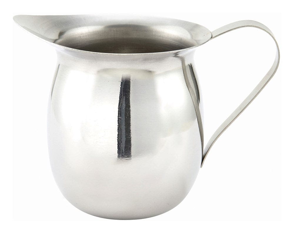 Winco Food Service Supplies Each Winco BCS-8 Stainless Steel 8oz Bell Creamer with Handle | Denson CFE