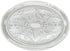 Winco Food Service Supplies Each Winco CMT-1318 Oval Chrome Serving Tray