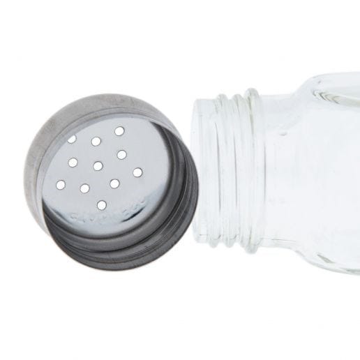 Winco Food Service Supplies Each Winco G-109 Salt and Pepper Shaker - 2 oz, Glass with Stainless Steel Mushroom Top | Denson CFE