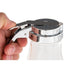 Winco Food Service Supplies Each Winco G-116 14 Ounce Glass Syrup Dispenser with Chrome Plated Alloy Top | Denson CFE