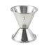 Winco Food Service Supplies Each Winco J-2 Jigger, 3/4 oz. and 1 1/4 oz. Stainless Steel Jigger