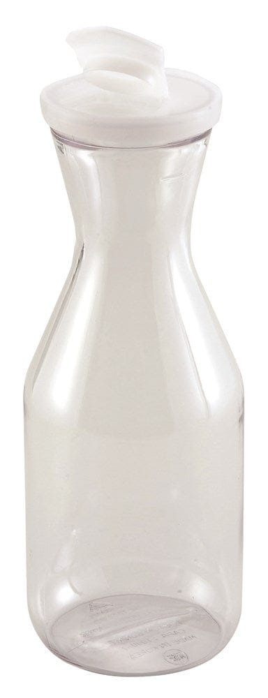 Winco Food Service Supplies Each Winco PDT-15 Versatile 1.6 Quart Polycarbonate Decanter with Flip-Top Lid | Denson CFE