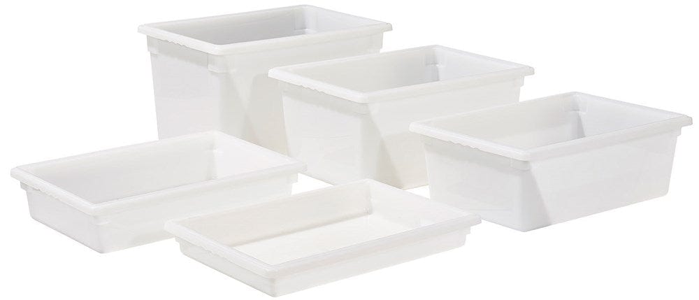 Winco Food Service Supplies Each Winco PFFW-12 Food Storage Box, 18" x 26" x 12", White, PP