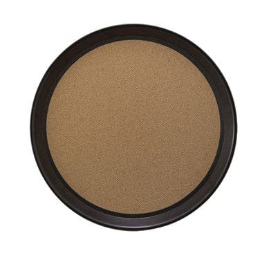 Winco Food Service Supplies Each Winco TCK-16 16 Inch Round Plastic Cork Lined Tray for Safe and Secure Service | Denson CFE