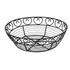 Winco Food Service Supplies Each Winco WBKG-10R Round Wire Bread/Fruit Basket 10" x 3"