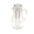 Winco Food Service Supplies Each Winco WPIT-19 64 oz. Clear Polycarbonate Pitcher with Ice Chamber