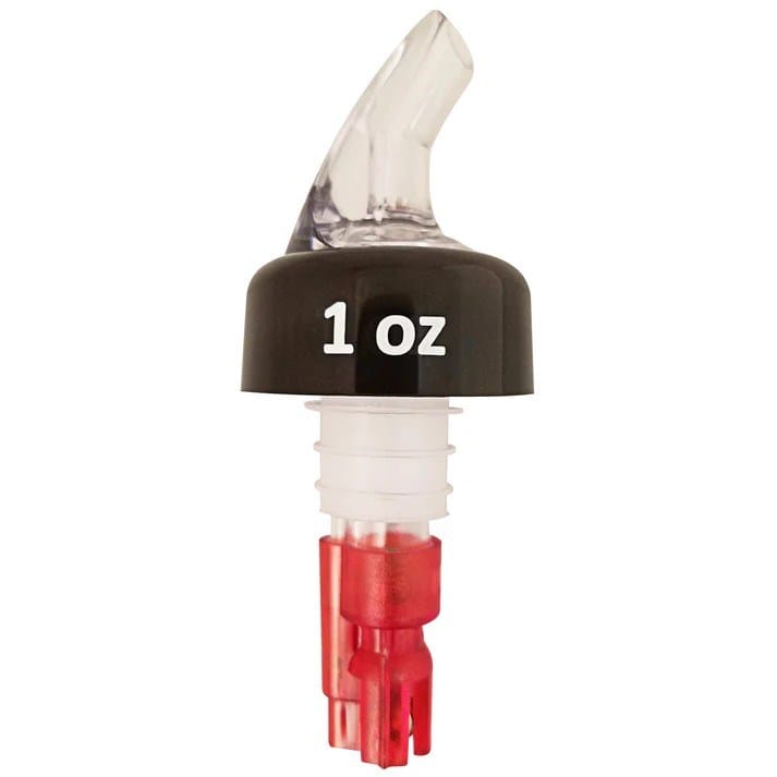 Winco Food Service Supplies Pack Winco 23752 – Benchmark Pourers, 1 Oz, Red (12-Pack) | Denson CFE