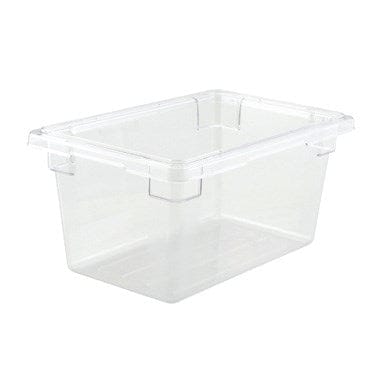 Winco Food Storage Containers Each Winco PFSH9 5 Gallon Clear Polycarbonate Food Storage Container | Denson CFE