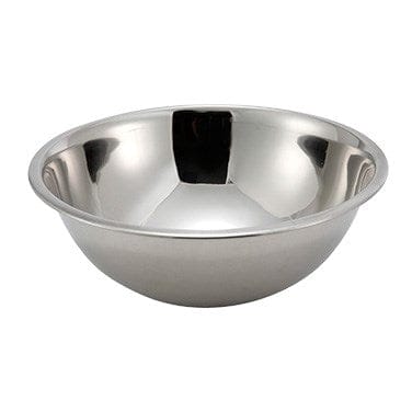 Winco Kitchen Supplies Each Winco MXB-500Q 5 Quart Economy Mixing Bowl Stainless Steel | Denson CFE