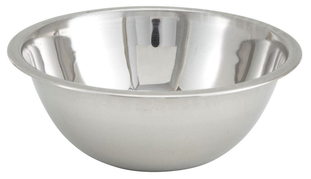 Winco Kitchen Supplies Each Winco MXB-75Q .75 Qt. Standard Weight Stainless Steel Mixing Bowl