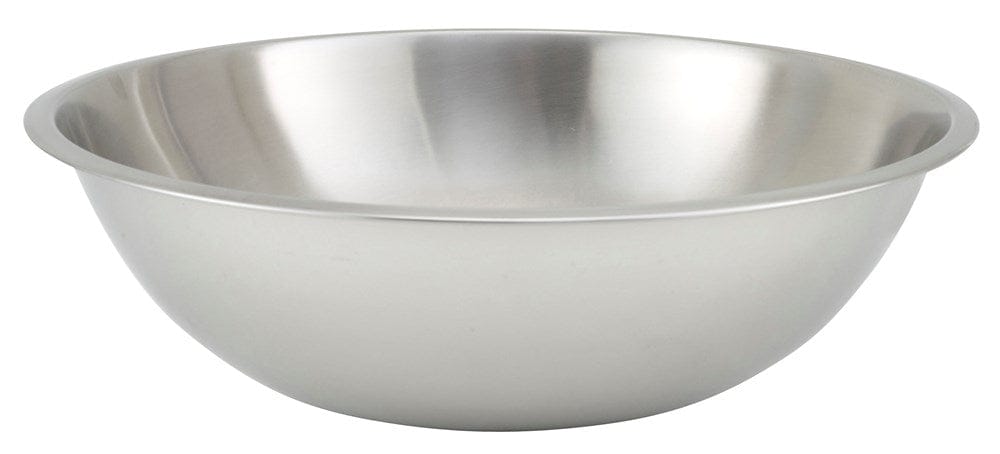 Winco Kitchen Supplies Each Winco MXHV-1300 Heavy Duty 13 Quart Stainless Steel Mixing Bowl | Denson CFE