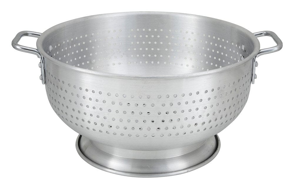 Winco Kitchen Tools Each Winco ALO-16BH 16 qt Colander w/ 16 1/2" Bowl Diameter, Aluminum