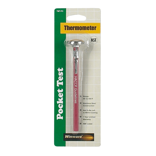 Winco Kitchen Tools Each Winco TMT-P3 5" Pocket Test Thermometer