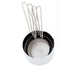 Winco Kitchen Tools Set Winco MCP-4P Stainless Steel 4-Piece Measuring Cup Set with Wire Handles | Denson CFE