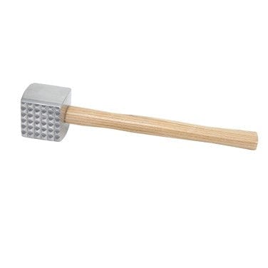 Winco Meat Processing Each Winco MT4 Meat Tenderizer 13 Inch Wooden Handle Aluminum Construction | Denson CFE