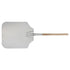Winco Pizza Oven Tools Each Winco APP-18M 34 Inch Aluminium Pizza Peel with Wooden Handle | Denson CFE