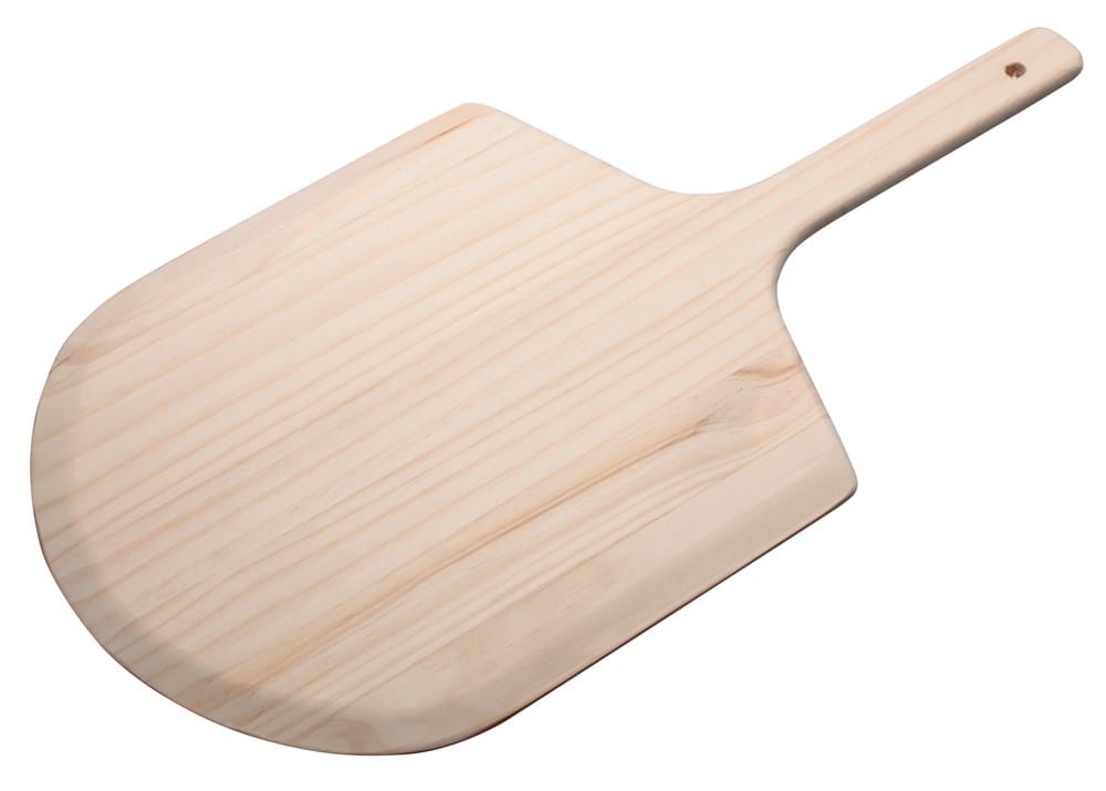 Winco Pizza Oven Tools Each Winco WPP-1222 22 Inch Wooden Pizza Peel with 12 Inch by 13 Inch Blade | Denson CFE