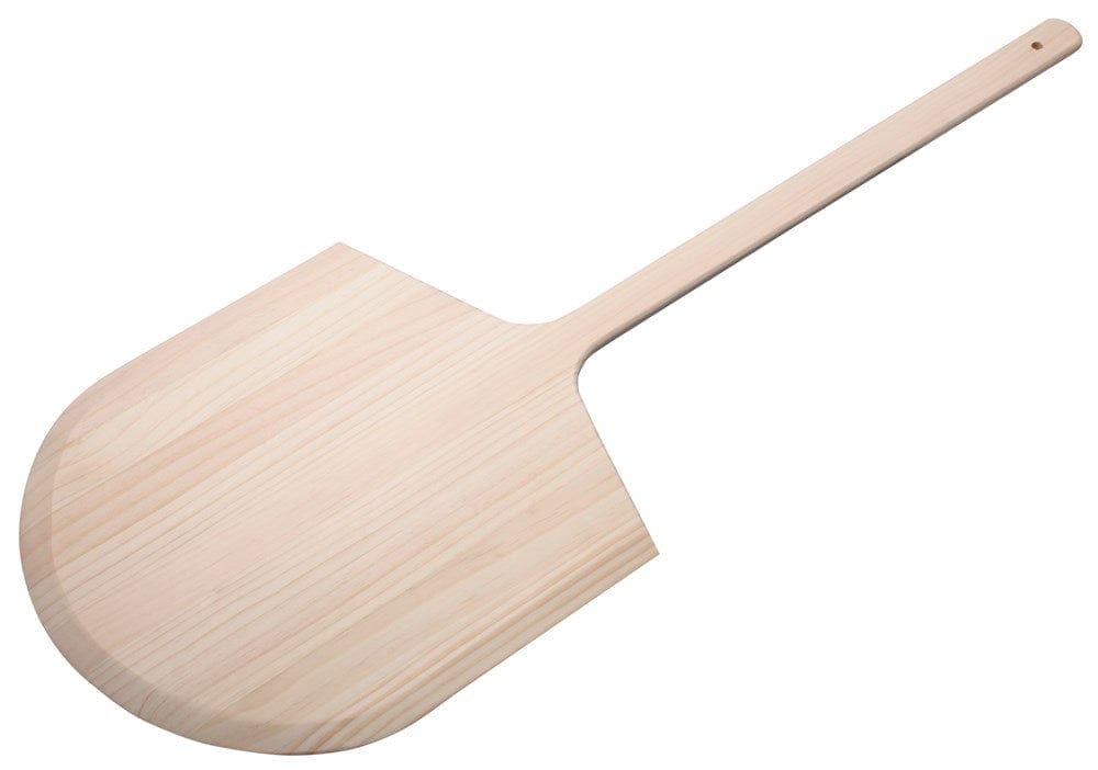Winco Pizza Oven Tools Each Winco WPP-1642 42" Wood Pizza Peel, 16"x17-1/2" Blade