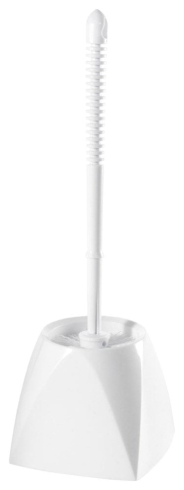 Winco Sanitation & Janitorial Set Winco BR-15SET Toilet Bowl Brush and Caddy Set White | Denson CFE