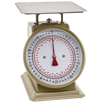 Winco Scales Each Winco SCLH-2 Mechanical Kitchen Scale with Stainless Steel Platform 32oz | Denson CFE